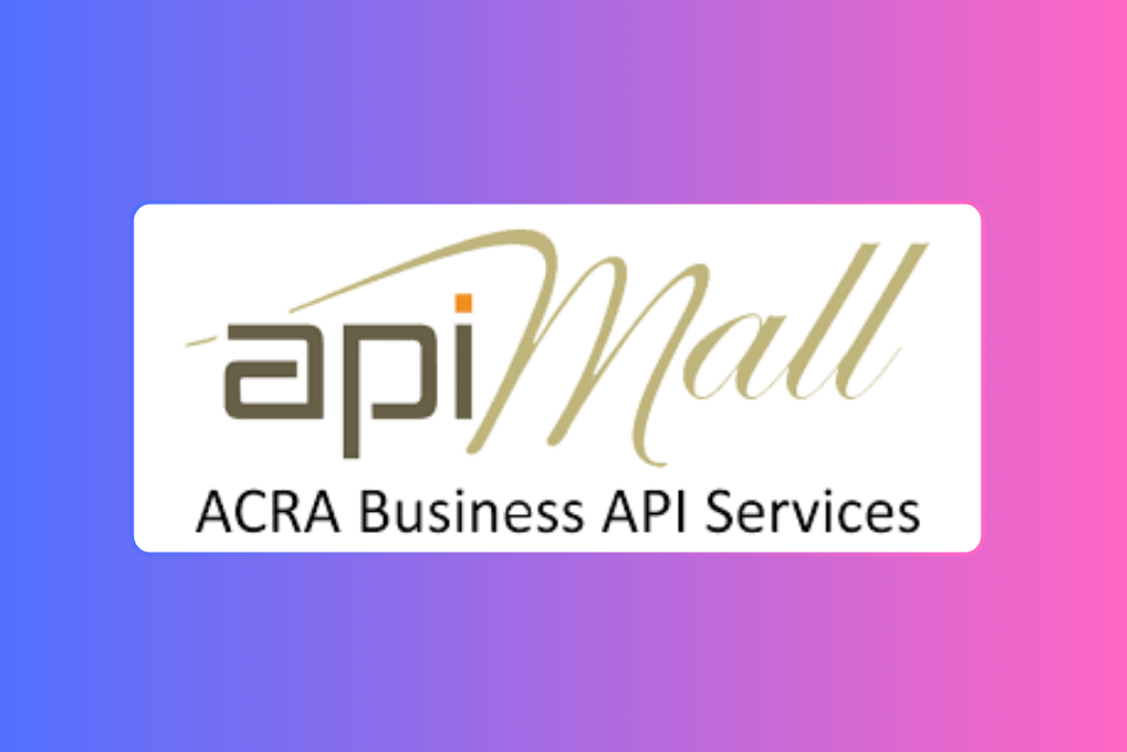 ACRA API marketplace
